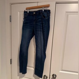 Kut from the Kloth Dark Blue Slouchy Boyfriend Jeans